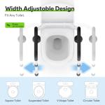 Adjustable Toilet Safety Rail for Seniors