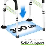 Adjustable Toilet Safety Rail for Seniors