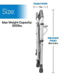 Portable Toilet Safety Frame with Adjustable Height