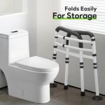 Adjustable Toilet Safety Rail for Seniors