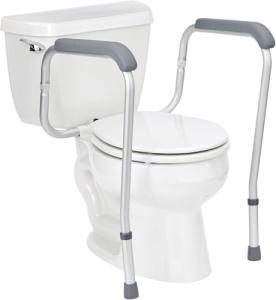Adjustable Foldable Toilet Safety Rail for Seniors
