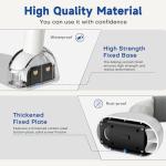 Sturdy Toilet Safety Rails with Foldable Handles