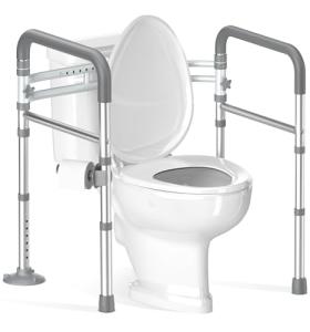 Adjustable Toilet Safety Rails for Seniors