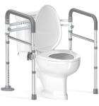 Adjustable Toilet Safety Rails for Seniors