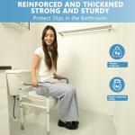 WeHwupe Adjustable Toilet Safety Rails for Seniors