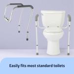 Adjustable Foldable Toilet Safety Rail for Seniors