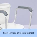 Adjustable Foldable Toilet Safety Rail for Seniors