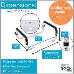 Toilet Seat Safety Rail for Seniors and Disabled