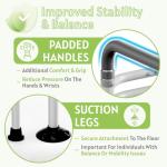 Adjustable Toilet Safety Rails for Seniors