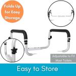 Toilet Seat Safety Rail for Seniors and Disabled