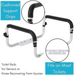 Toilet Seat Safety Rail for Seniors and Disabled