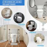 Adjustable Toilet Safety Rails for Seniors