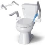 Toilet Safety Rails for Seniors - Adjustable Support