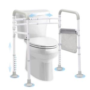 Adjustable Toilet Safety Rail for Seniors