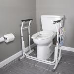 Height Adjustable Toilet Rail Grab Bar for Safety