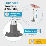 Adjustable Toilet Safety Rails with Handles