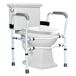Giantex Adjustable Toilet Safety Rail for Seniors