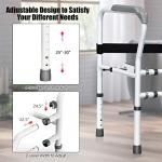 Giantex Adjustable Toilet Safety Rail for Seniors
