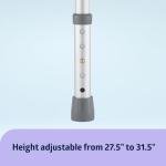 Adjustable Foldable Toilet Safety Rail for Seniors