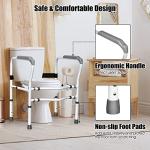 Giantex Adjustable Toilet Safety Rail for Seniors