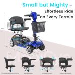 MobiCyc Folding Mobility Scooter for Seniors