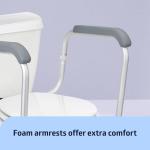 Adjustable Foldable Toilet Safety Rail for Seniors