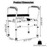 Giantex Adjustable Toilet Safety Rail for Seniors