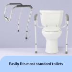 Adjustable Foldable Toilet Safety Rail for Seniors