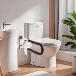 VEVOR Foldable Toilet Safety Rail with Grab Bar
