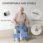 Sturdy Adjustable Toilet Safety Rails for Seniors