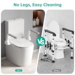 Heavy Duty Toilet Safety Rails for Seniors