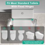 Heavy Duty Toilet Safety Rails for Seniors