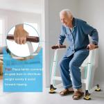 Adjustable Toilet Safety Rails with Suction Cups