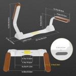 Dyna-Living Toilet Safety Rails with Armrests