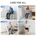 Sturdy Adjustable Toilet Safety Rails for Seniors