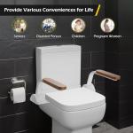 Dyna-Living Toilet Safety Rails with Armrests
