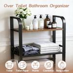 Adjustable Toilet Safety Rail with Storage