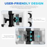 Adjustable Toilet Safety Rails with Handrails