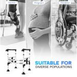 Adjustable Toilet Safety Rails with Handrails