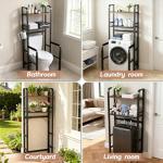 Adjustable Toilet Safety Rail with Storage