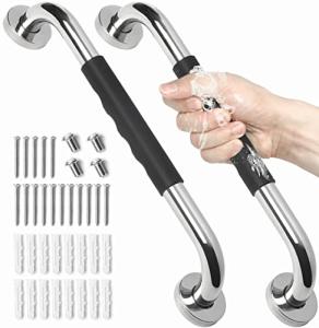 2 Pack 16 Inch Anti-Slip Bath Grab Bars