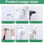 16 Inch Anti-Slip Grab Bars for Seniors - 2 Pack