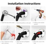 Sturdy Matte Black Grab Bar for Stairs