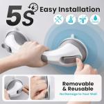 12-Inch Suction Grab Bars for Shower Safety