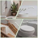 16 Inch Anti-Slip Grab Bars for Seniors - 2 Pack