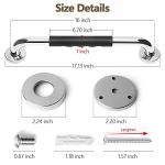 2 Pack 16 Inch Anti-Slip Bath Grab Bars