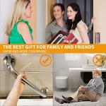 2 Pack 24 inch Shower Grab Bars 1.25 inch ADA Safety Grab Bars for Bathroom 500 lbs Support 304 Stainless Steel Assist Bath Handle Brushed Nickel