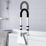 Songsoso Adjustable Bathtub Safety Rail: Shower Grab Bar Handle for Seniors, Elderly, Disabled, Fits 3.1 to 6.7 Inch Tub Walls, Bathroom Safety Bars with Non-Slip Grip, Supports 300 lbs