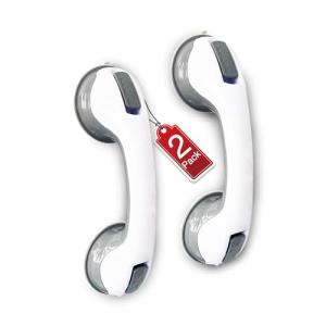 2 Pack Grab Bars for Bathtubs & Showers - Strong Suction Shower Handle, Safety Grab Bars for Seniors & Handicap, Elderly Accessories