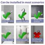 2 Pack Grab Bars for Bathtubs & Showers - Strong Suction Shower Handle, Safety Grab Bars for Seniors & Handicap, Elderly Accessories